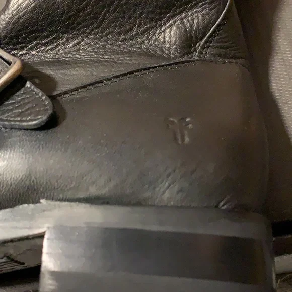 NEW- FRYE Leather Motto Boots ♥️❤️ - Picture 7 of 9